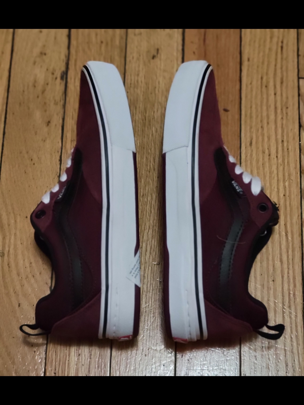 Vans Kyle Walker Men's Skate Shoes - Burgundy/Black - Picture 5 of 8